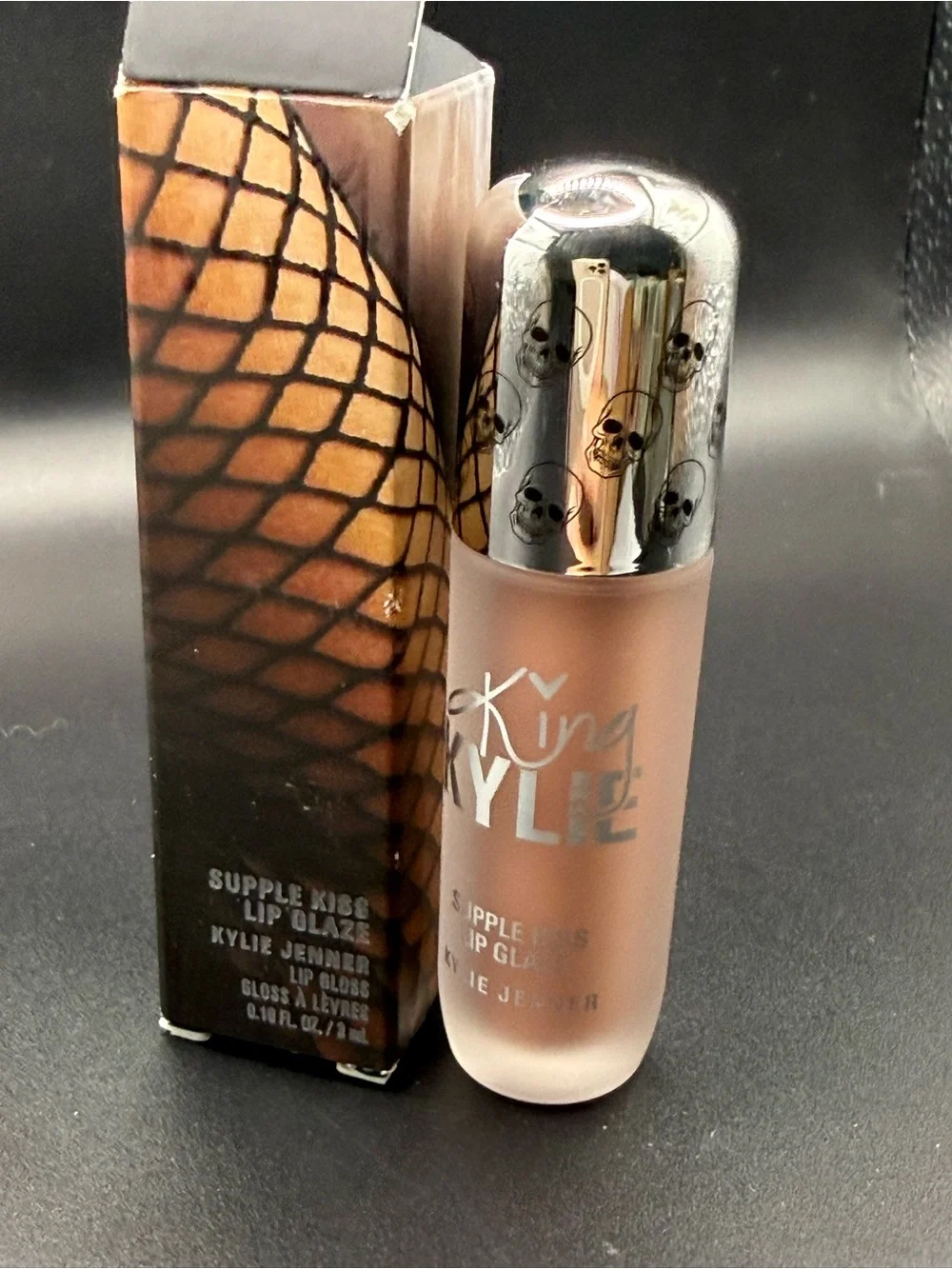 Kylie Cosmetics Supple Kiss Lip Glaze — Literally warm brown